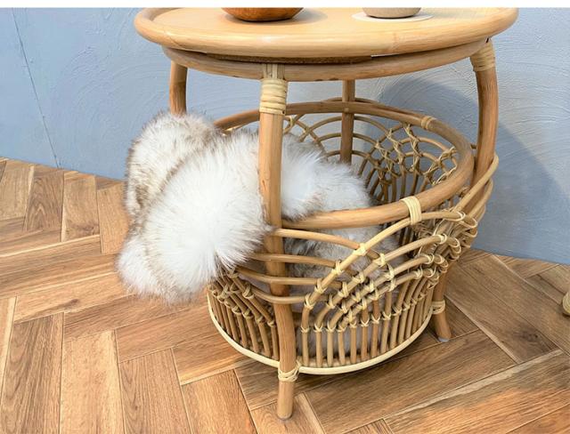 ラタンテーブル 籐 コーヒーテーブル センターテーブル トロピカル