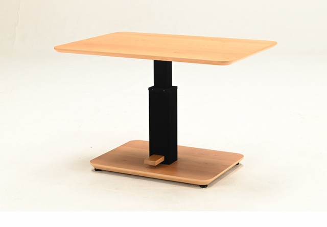 IKEA昇降式 ダイニングテーブル(WAL)105cm  高さ調節可能 センターテーブル