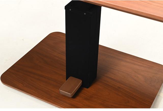 ブラウン 木製 ダイニングテーブル こたつ　高さ調節 Amazon.co.jp : 高さ調節ダイニングこたつ スクット 105x80cm