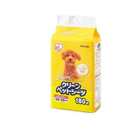 アイリスオーヤマ クリーンペットシーツ レギュラー 180枚 ES-N180 4個セット IRIS OHYAMA【送料無料】の通販は