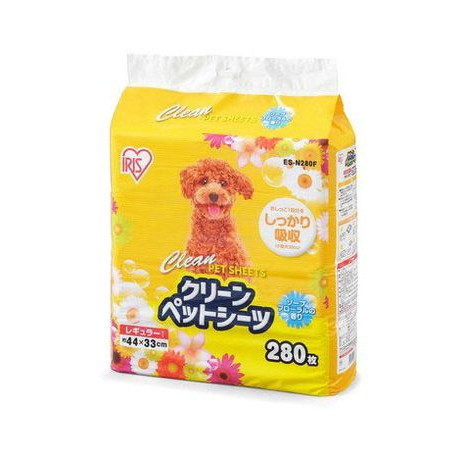 アイリスオーヤマ 香り付きクリーンペットシーツ レギュラー 280枚 ES-N280F 3個セット IRIS OHYAMA【送料無料】