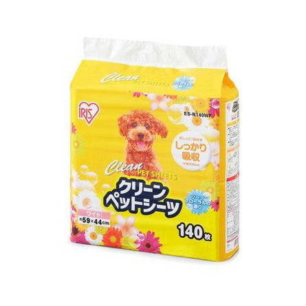 アイリスオーヤマ 香り付きクリーンペットシーツ ワイド 140枚 ES-N140WF 3個セット IRIS OHYAMA【送料無料】