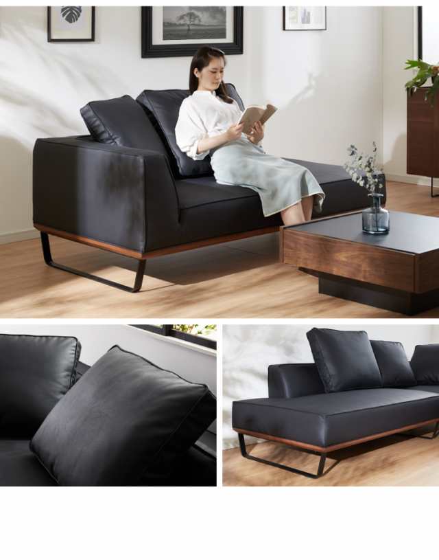 ソファ カウチソファ ソファー sofa 185 コーナーソファ 合皮 EPU 