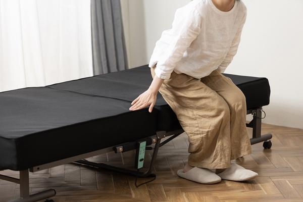 アイリスオーヤマ 折りたたみ電動リクライニングベッド 折り畳みベッド 折りたたみベッド 電動ベッド OTB-PDN IRIS OYAMA(代引不可)【送料無料】_7