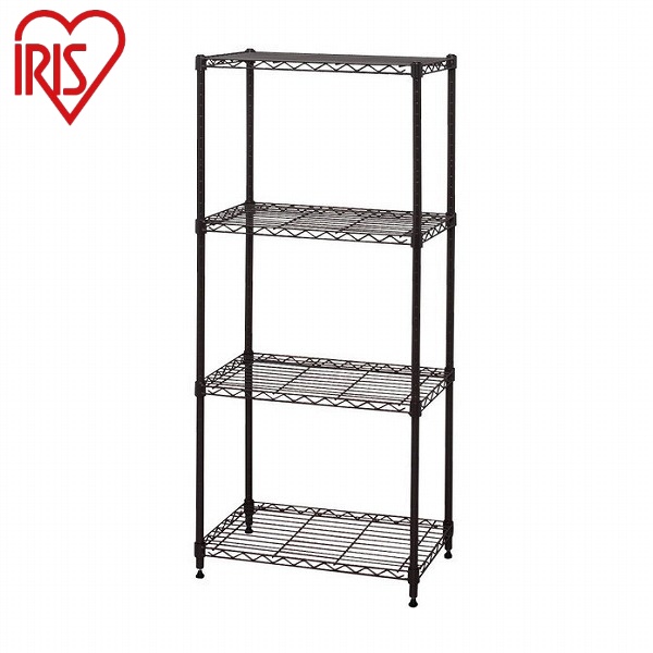 アイリスオーヤマ カラーメタルラック CMM-55124 カラーメタルラック ブラウン IRIS OYAMA(代引不可)【送料無料】の通販は 5,880円