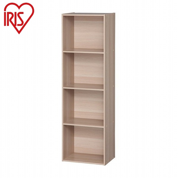 アイリスオーヤマ CBボックス CX-4F ナチュラル カラーボックス 4段 IRIS OYAMA(代引不可)【送料無料】