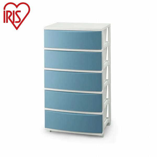 アイリスオーヤマ ワイドチェスト CLN-545 ブルー/ホワイト ワイドチェスト IRIS OYAMA(代引不可)【送料無料】 7,638円