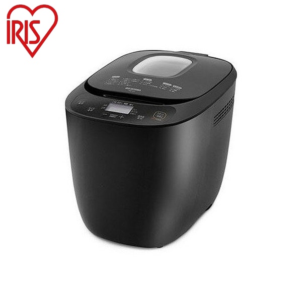 アイリスオーヤマ ホームベーカリー IBM-020-B 19メニュー搭載 1斤 2斤 サイズ調整 焼き色調整 タイマー設定 最大13時間 レシピ付きIRIS OYAMA(代引不可)【送料無料】の通販は