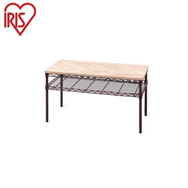 アイリスオーヤマ カラーメタルラック テーブル CMM-T76362ブラウン カラーメタルラック テーブル IRIS OYAMA(代引不可)【送料無料】の通販は 5,280円