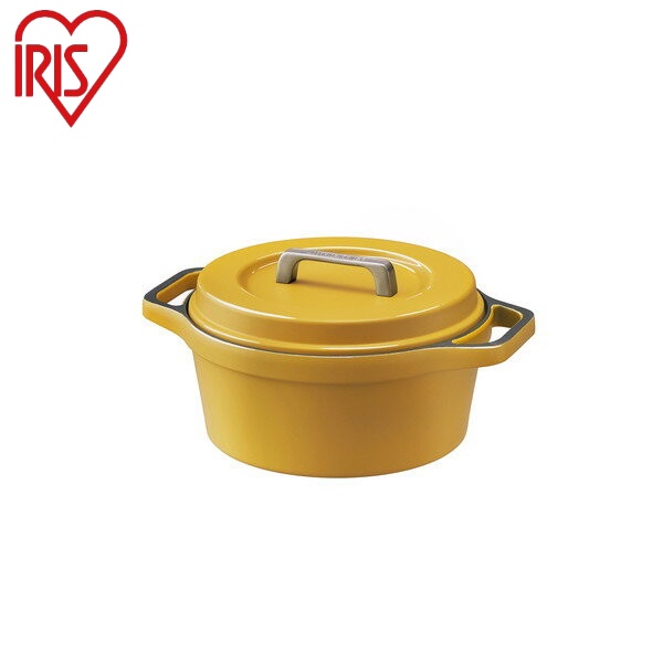 アイリスオーヤマ 無加水鍋 COTOCO MKSN-S20 サフランイエロー 無加水鍋 COTOCO IRIS OYAMA(代引不可)【送料無料】の通販は 7,900円