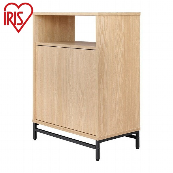アイリスオーヤマ ユニットキャビネット UTC-590Wナチュラル/ブラック ユニットキャビネット IRIS OYAMA(代引不可)【送料無料】の通販は