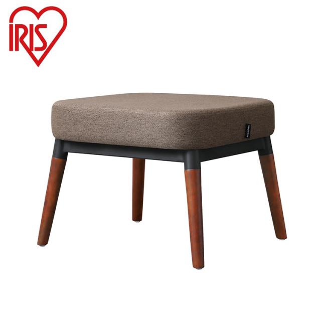 アイリスオーヤマ オットマン 脚付き スツール 足置き イス 椅子