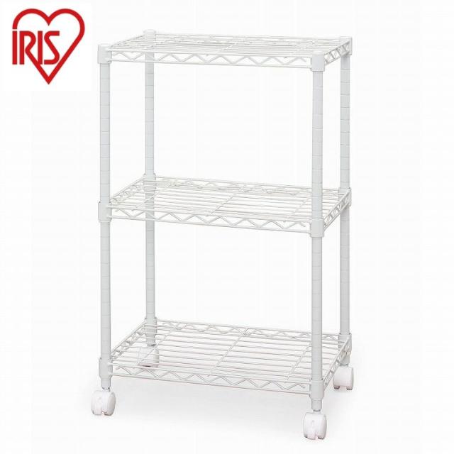 アイリスオーヤマ カラーメタルラック CBM-44073 ホワイト IRIS OHYAMA(代引不可)【送料無料】の通販は 5,890円