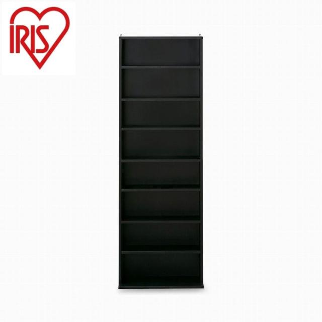 アイリスオーヤマ コミックラック ハイタイプ CORK-1860 ブラック IRIS OHYAMA(代引不可)【送料無料】の通販は