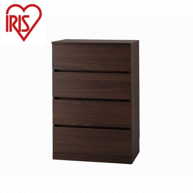 アイリスオーヤマ ウッドチェスト WCH-590 ウォールナット IRIS OHYAMA(代引不可)【送料無料】の通販は 11,380円