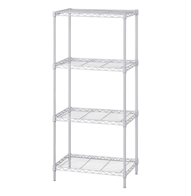 アイリスオーヤマ カラーメタルラック 幅55cm 4段 CMM-55124 ライト