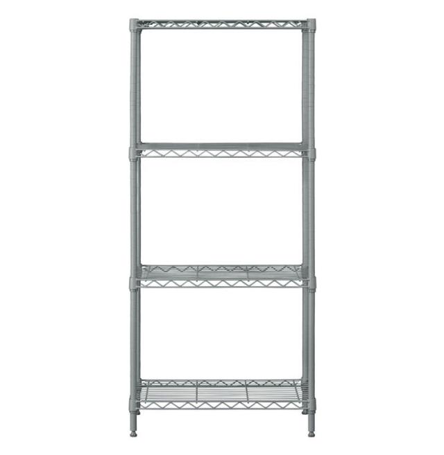 スチールラック 5段 メタルラック ダークグレー 幅55cm 収納ラック