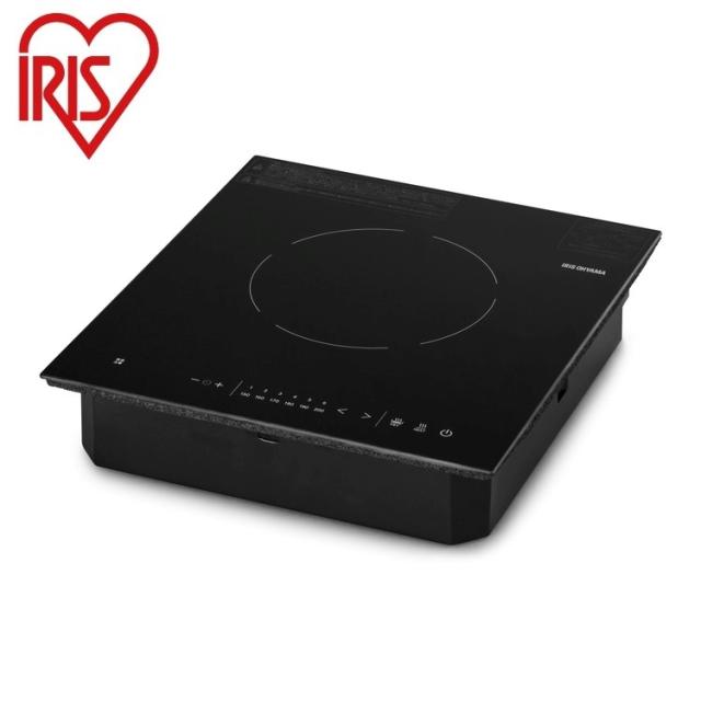 アイリスオーヤマ 1口ビルトインIHクッキングヒーター ブラック IHC-BFL111-B IRIS OHYAMA(代引不可)【送料無料】