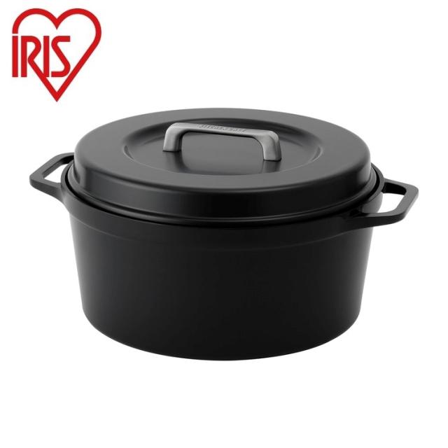 アイリスオーヤマ 無加水鍋 COTOCO 26cm チャコールグレー SMKSN-S26 IRIS OHYAMA(代引不可)【送料無料】