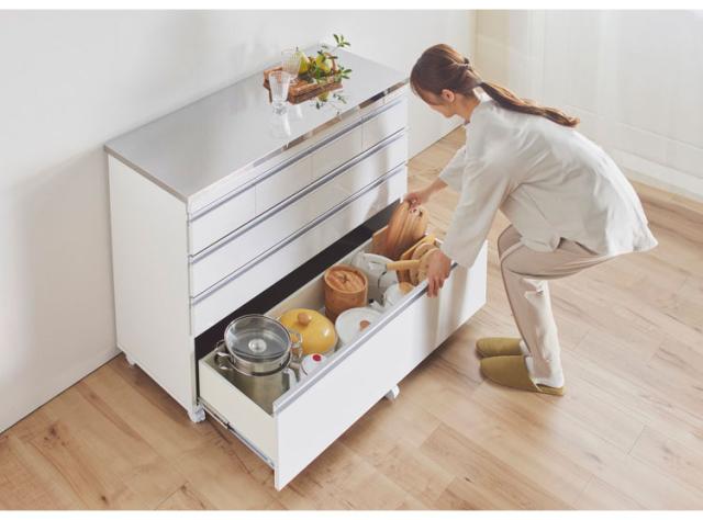 6115 ステンレスカウンター幅90 KK-90　ホワイト 6115 ステンレスカウンター幅90 KK-90 ホワイト 6115 ステンレス