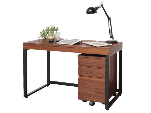 【Walnut Desk w=1100】ウォールナットデスク 幅1100 T-2546(代引不可)【送料無料】_1