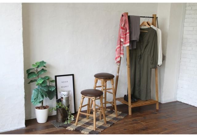 スツール ハイスツール ヴィンテージ お手入れ簡単 子供椅子 いす イス 天然木 レトロ おしゃれ 北欧 かわいい ウッドチェア チェア 玄関 リビング 代引不可 5％OFFクーポン配布中 ハイスツール レトロ 椅子