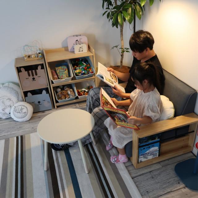 おもちゃ収納 ラック ラージサイズ 幅103cm 子ども用家具 木製 収納ケース 楽天市場】おもちゃ収納 天然木 ボックス ラック おもちゃ箱 大