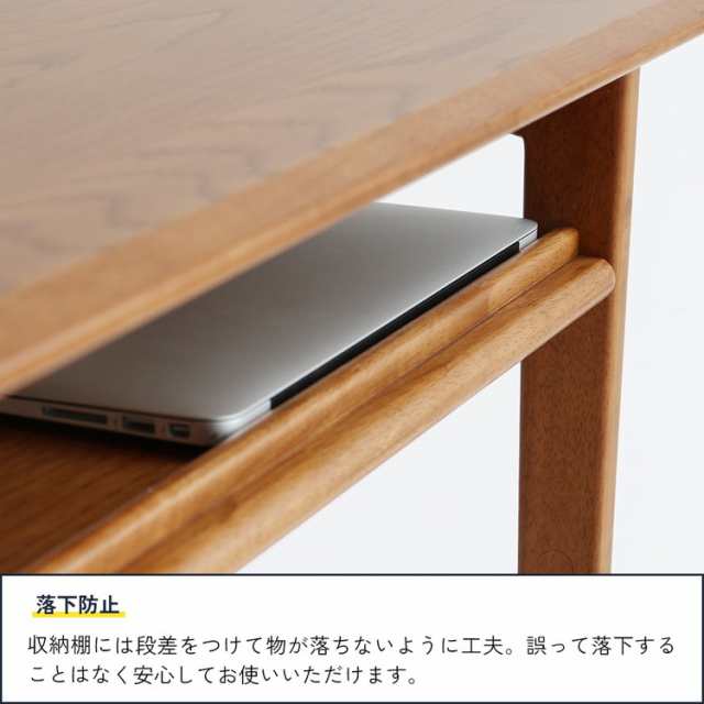 ウッドデスク 幅90cm テーブル デスク オーディー ody 木製 オーク 机 パソコンデスク 作業テーブル 作業台 棚付 引出無し ブラウン シンプル 一人暮らし ワンルーム おしゃれ インテリア 北欧(代引不可)【送料無料】の通販は