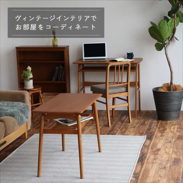 ウッドデスク 幅90cm テーブル デスク オーディー ody 木製 オーク 机 パソコンデスク 作業テーブル 作業台 棚付 引出無し ブラウン シンプル 一人暮らし ワンルーム おしゃれ インテリア 北欧(代引不可)【送料無料】の通販は