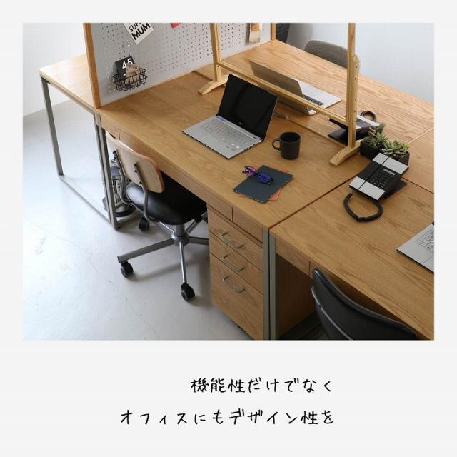 チェスト 幅34 奥行45 高さ61 デスクワゴン シンプルデスク ミニマルデザインデスク 在宅ワークデスク 学習机 オフィスデスク パソコンデスク メラミン天板デスク 耐久性デスク 組立簡単デスク(代引不可)【送料無料】_3