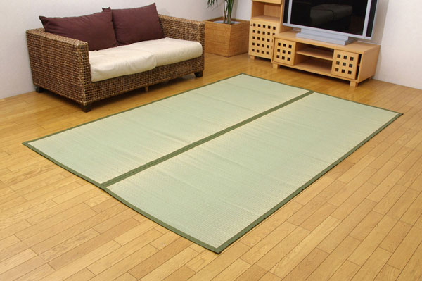 純国産 双目織 い草上敷 『草津』 本間2畳（約191×191cm）【送料無料】【代引き不可】の通販は
