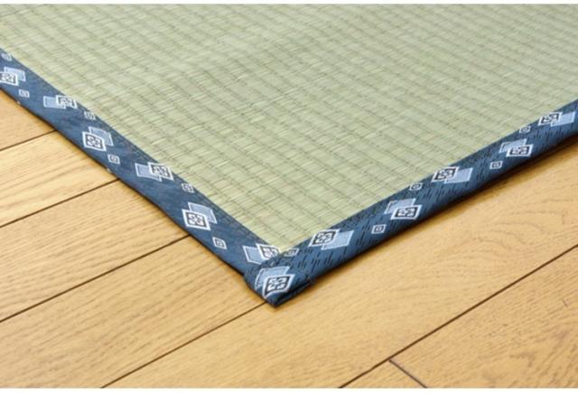 純国産 い草 上敷き カーペット 糸引織 『岩木』 江戸間4.5畳(約261×261cm) 岩木(代引不可)【送料無料】_9