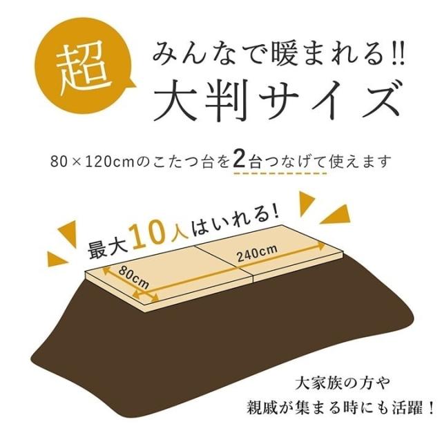 こたつ布団 長方形大 国産 花柄 掛け単品 ピンク 約205×385cm アリス(代引不可)【送料無料】_3