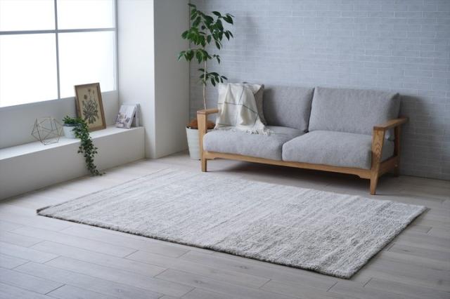 カーペット ウィルトンカーペット ホワイトインテリア ナチュラル アイボリー 約160×230cm タック(代引不可)【送料無料】_10