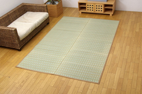 掛川織 い草カーペット 『雲仙』 ベージュ　江戸間6畳（約261×352cm)(代引不可)【送料無料】_4
