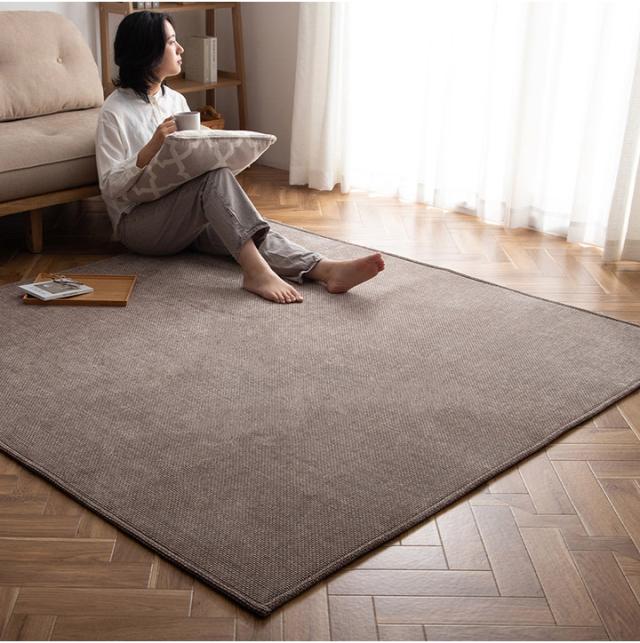 シェニールラグ 130×180糎 御膳上等感 爪が引っ掛かりにくい 奥ふかさ7粍 上滑り打ちきり 引っ敷き 洗える 引っ敷き 北欧 引っ敷き 格好のいい 引っ敷き 北欧引っ敷き 小っちゃい 無地 取りまかなう 夏用 春用 韓国 愛玩動物(代