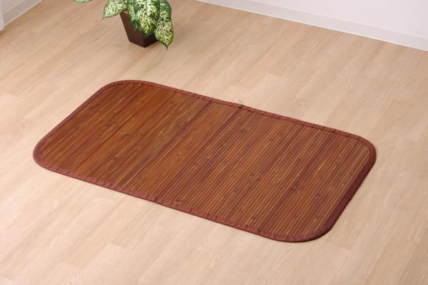 無地 細ひご使用 竹マット 竹王 約60×90cm(代引不可)【送料無料】