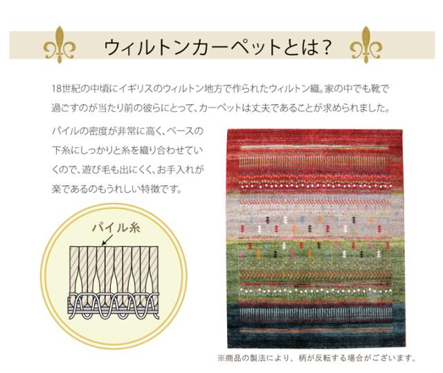 トルコ製 ウィルトン織り カーペット マリア RUG 約200×250cm ラグマット 抗菌防臭 おしゃれ ベージュ グリーン(代引不可)【送料無料】_2