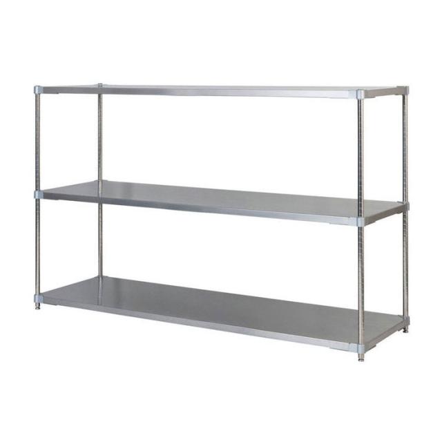 【※法人様限定販売】【燕三条製】 PROFACE SUS304ステンレスソリッドシェルフ3段 600×1500×1200 SUS304ステンレスポール スチールラック スチールシェルフ ラック キッチンラック レンジラック(代引不可)【送料無料】 98,901円