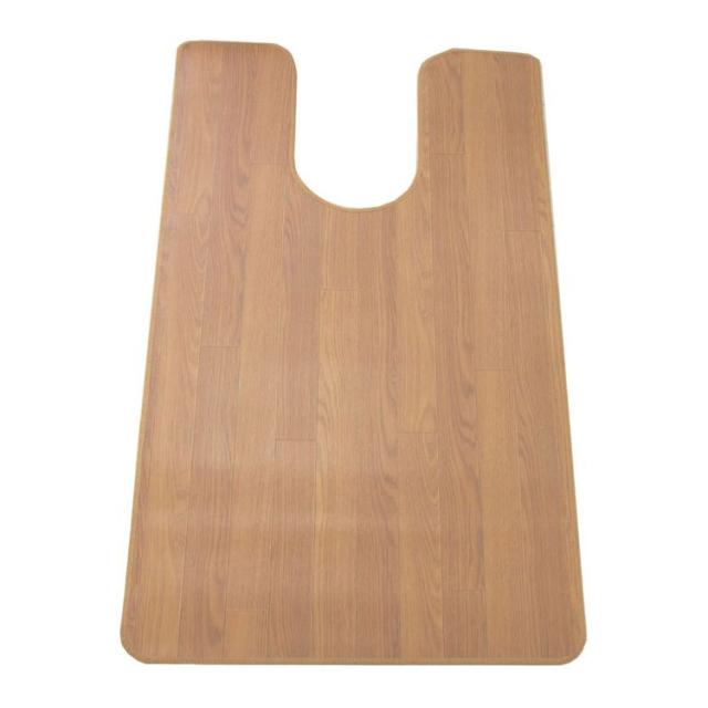 マルナカ 日本製 木目調 トイレマット 130×80cm 耳長オーク ノンスリップ加工済み サッと拭ける トイレタリー マット(代引不可)【送料無料】の通販は 5,480円