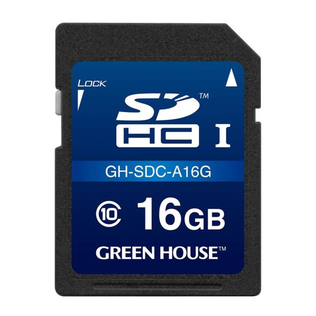 グリーンハウス ドラレコ/アクションカメラ向けSDHCカード 16GB GH-SDC-A16G(代引き不可)【送料無料】の通販は 5,353円