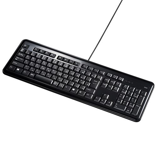 サンワサプライ USBハブ付キーボード SKB-SL21UHBK(代引き不可)【送料無料】の通販は 6,118円