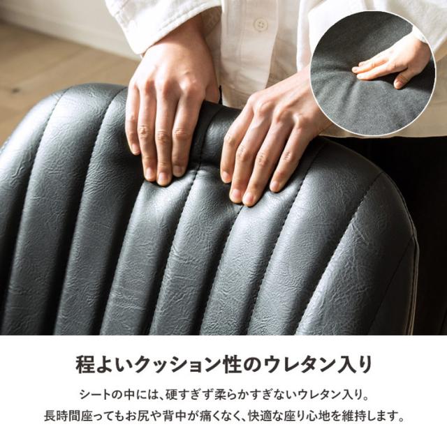 デスクチェア おしゃれ オフィスチェア キャスター付き 在宅ワーク チェア テレワーク 北欧 疲れない キャスター付き チェア おすすめ レザー 合皮 布 昇降 回転 椅子 北欧 ヴィンテージ(代引不可)【送料無料】_8
