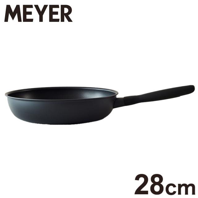MEYER マイヤー ミッドナイト フライパン 28cm ブラック フライパン ガス火 IH対応 PFOAフリー 黒 キッチンツール おしゃれ Midnight MNH-P28【送料無料】の通販は 8,800円