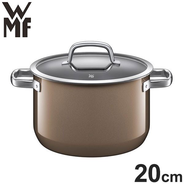 WMF フュージョンテック ミネラル ハイキャセロール20cm ダークブラス W0514375290 ヴェーエムエフ キッチンツール 料理 調理 キッチン