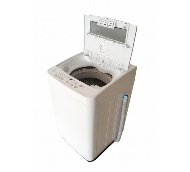全自動洗濯機 5.5kg 縦型 チャイルドロック タイマー付き 柔軟剤自動入り機能(代引不可)【送料無料】