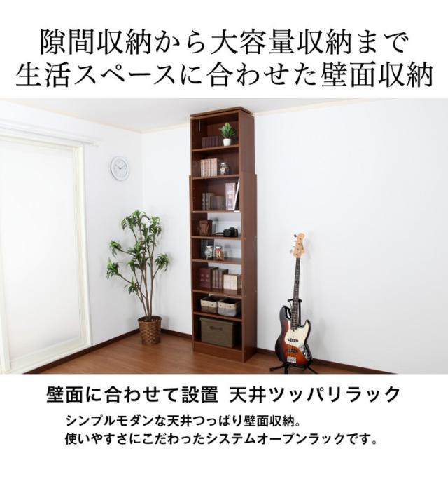 日本製 天井 ツッパリ ラック 幅30cm 奥行17cm 国産 収納 つっぱり つっぱり収納 収納ラック つっぱりラック(代引不可)【送料無料】_1