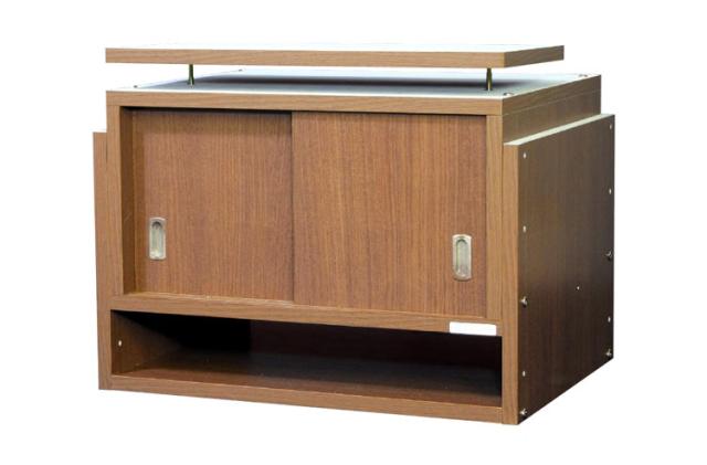 突っ張り 収納 日本製 耐震 収納 上置き 地震 幅58×奥行44cm 本棚 転倒防止 収納棚 引き戸 収納ラック つっぱりラック 上置き 国産(代引不可)【送料無料】_3