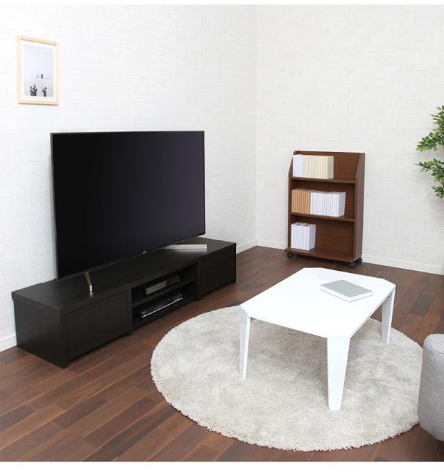 日本製 テレビ台 幅177cm ローボード テレビボード AVボード ラック 収納ラック テレビラック 収納 オープンラック 国産(代引不可)【送料_11