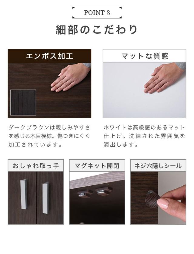 ロッカー シリーズ 上置き 棚 ラック 単品 幅60 天井 つっぱり 収納 クローゼッ 一人暮らし ホワイト(代引不可)【送料無料】_10